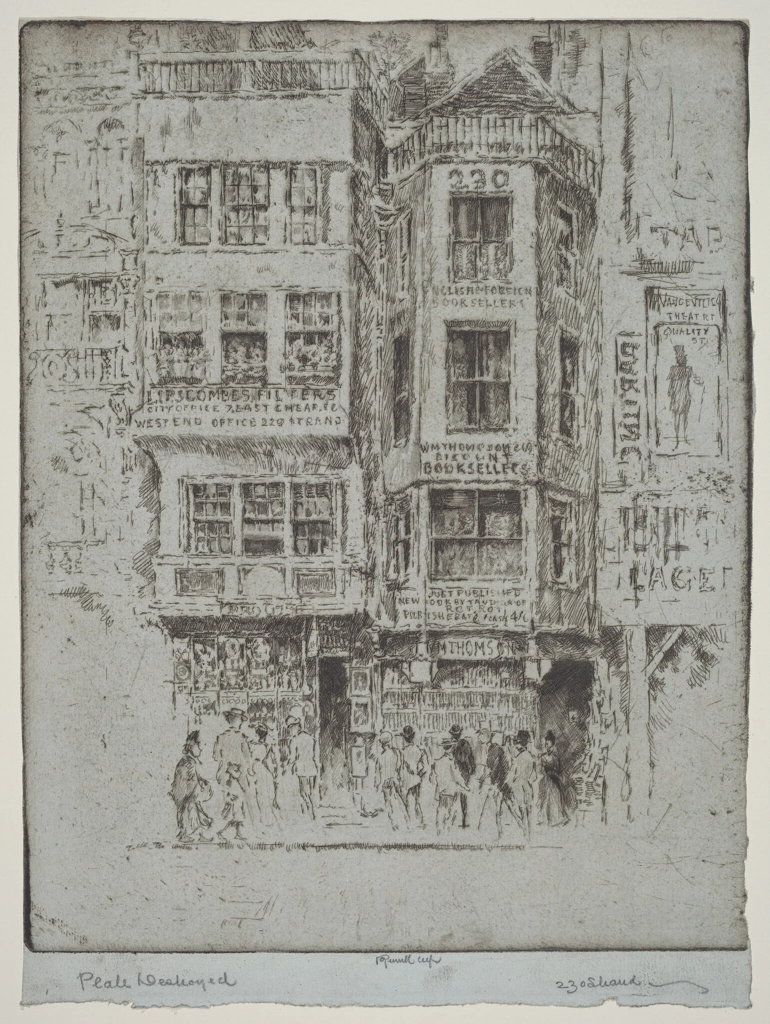 No. 230 Strand, detail