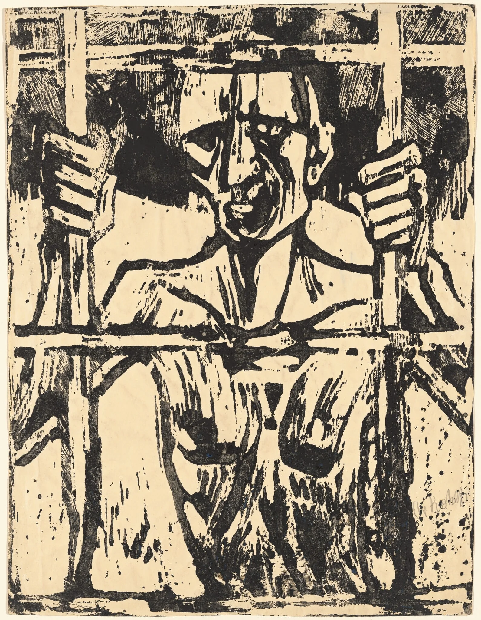 The Prisoner (Der Gefangene), detail