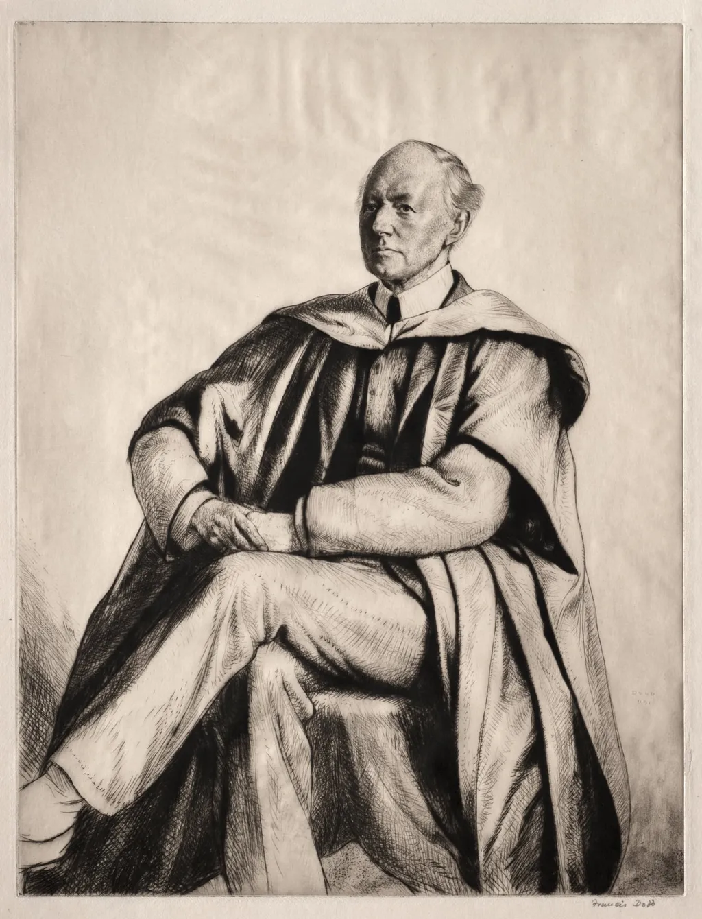 A. J. Donkin, by Francis Dodd, 1911