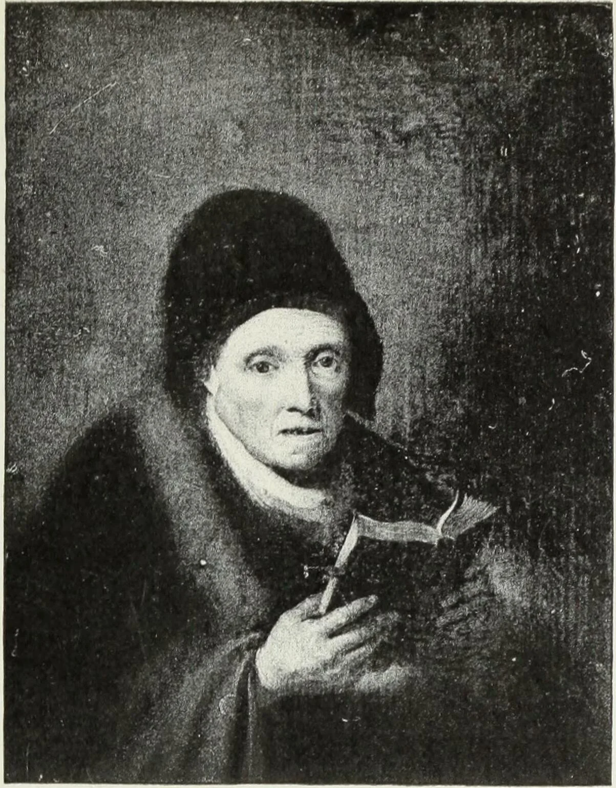 Portrait of Rembrandt's Mother, detail