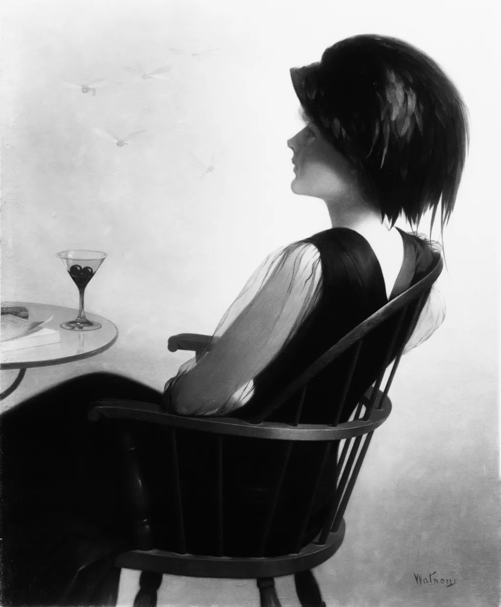 The Passing of Summer, by Harry Willson Watrous, oil, 1912