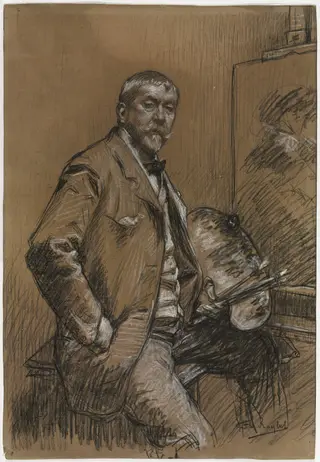 Self-Portrait, by Ferdinand Roybet, 1890