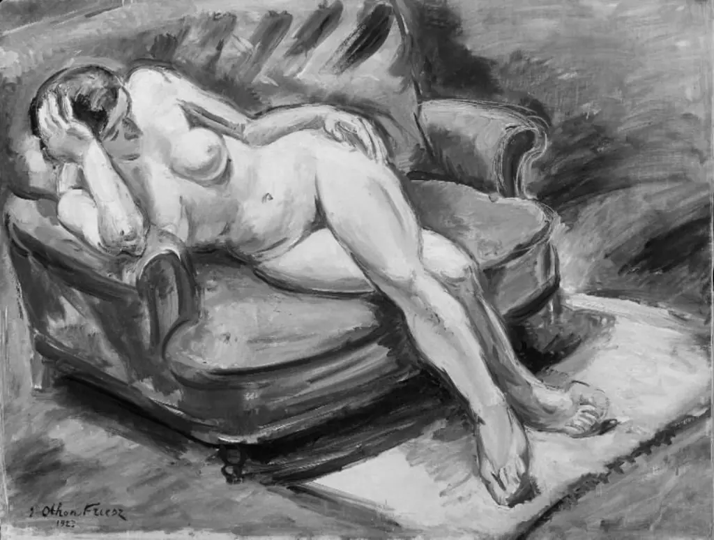Female Nude, by Othon Friesz, oil, 1923