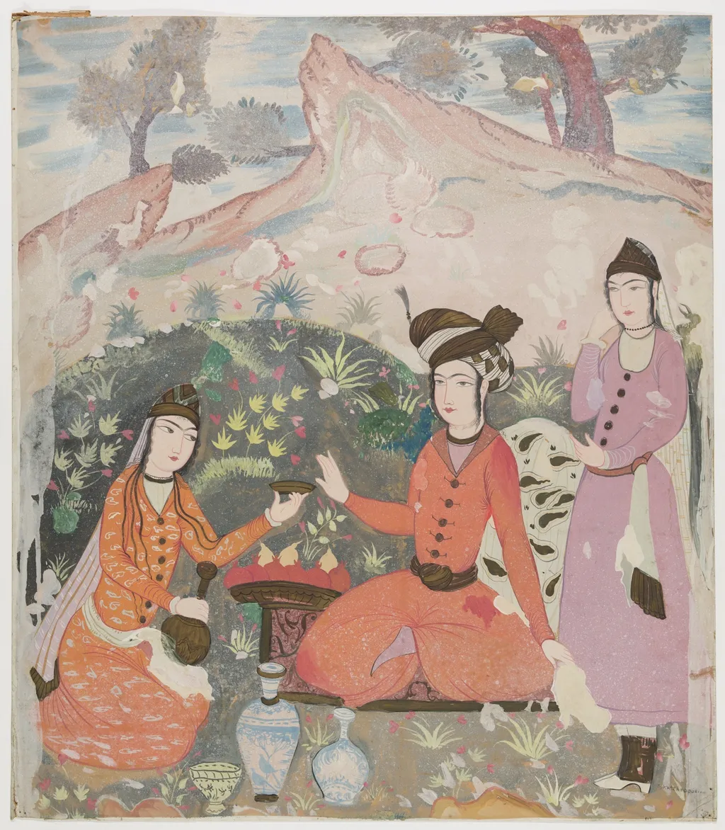 Amidst Flowers, by Sarkis Katchadourian, unspecified, 1900
