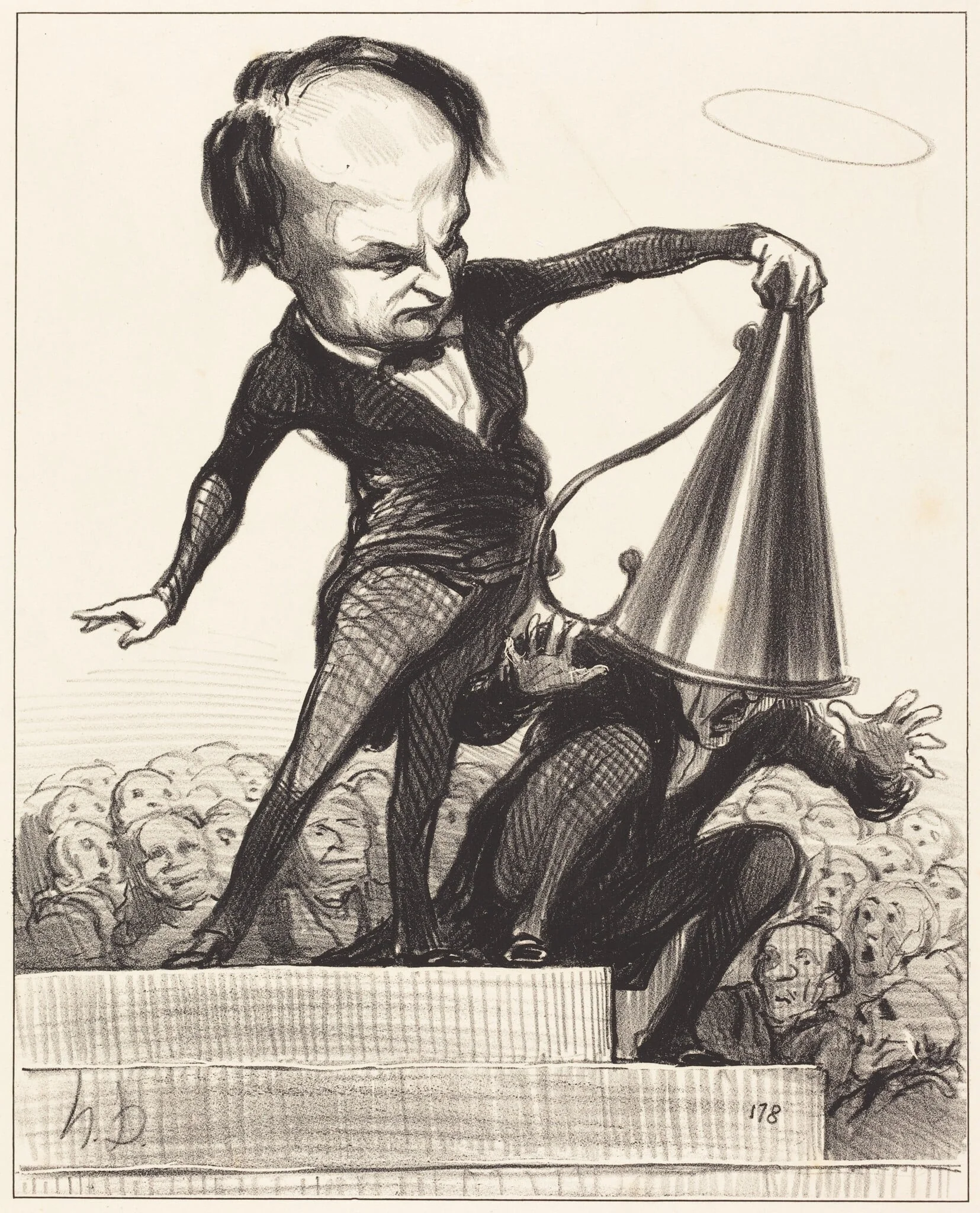 Une Gloire éteint l'autre, detail