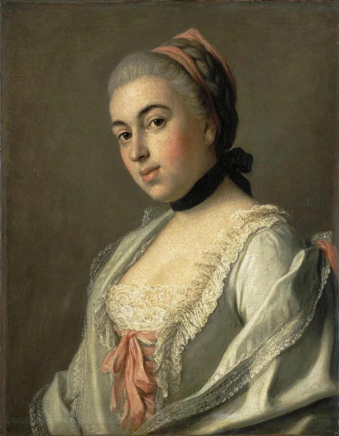 Portrait of Countess A.M. Vorontsova, detail