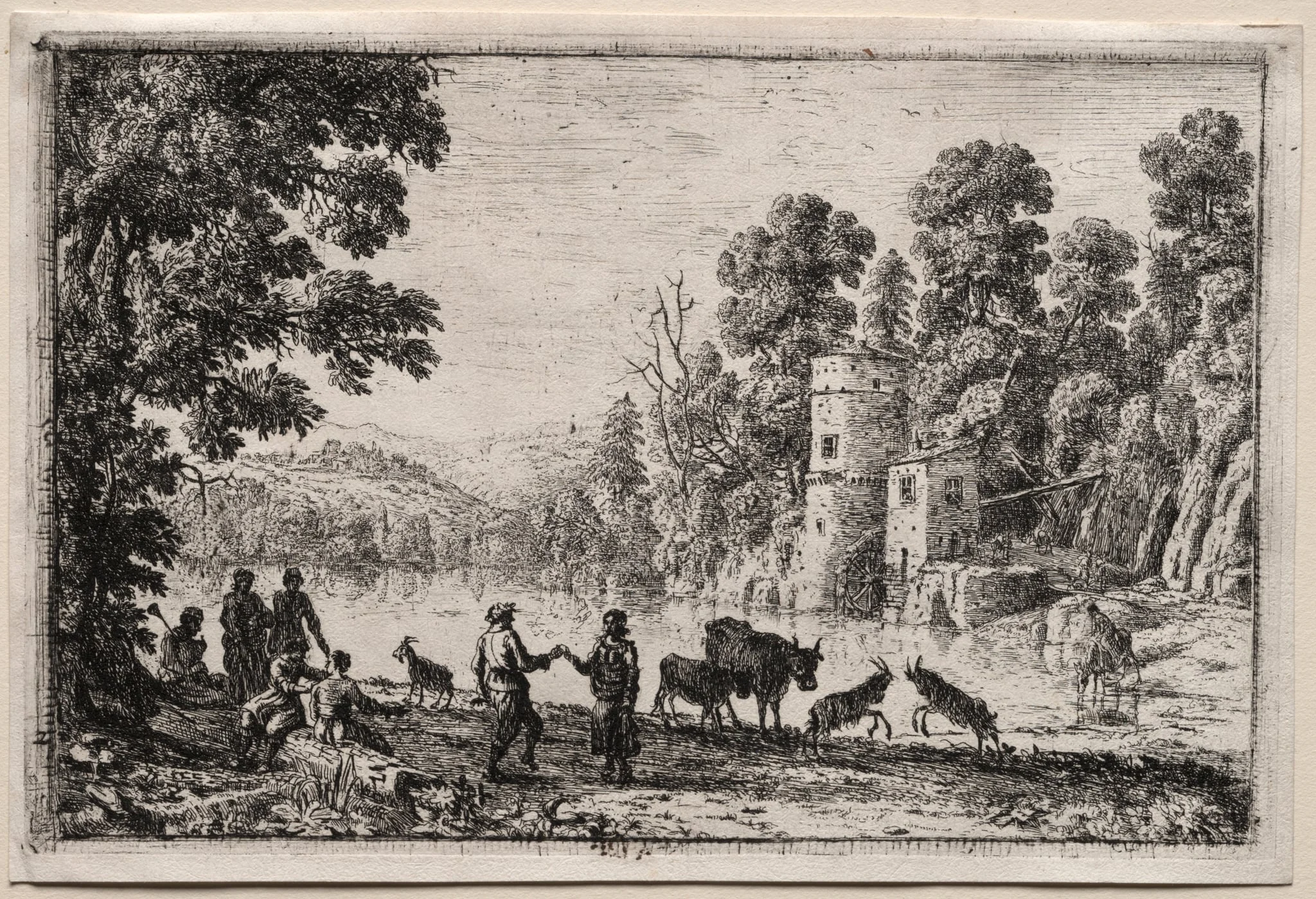 The Dance by the River, detail