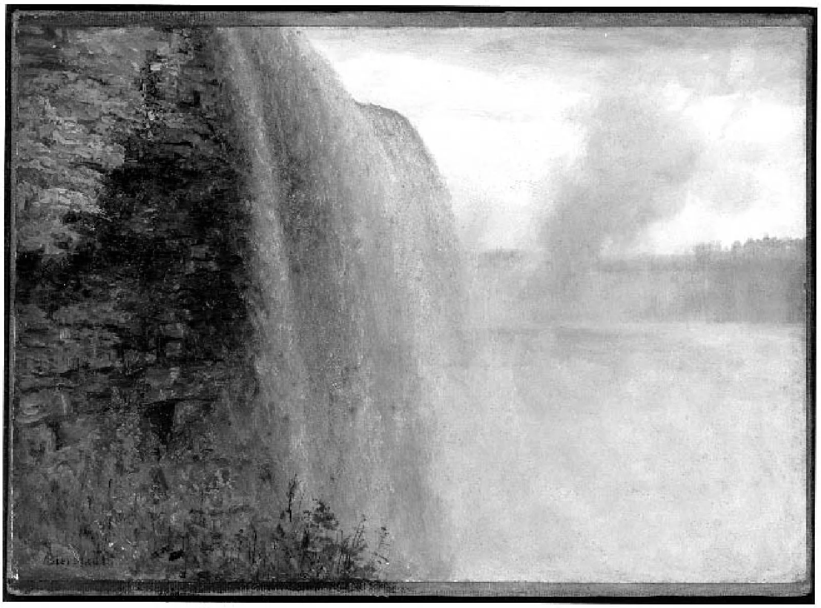 Niagara from the American Side, detail