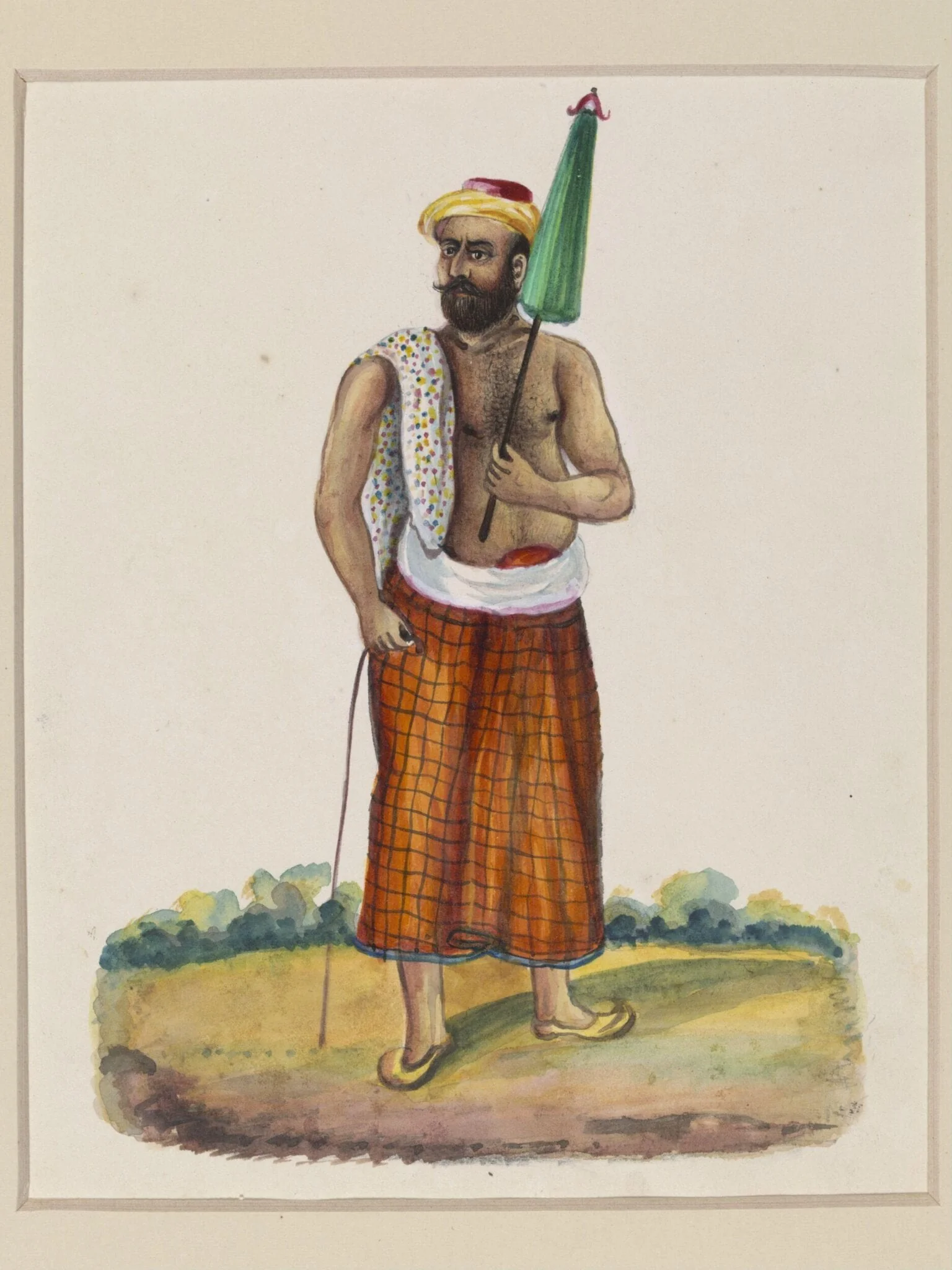 An Indian Man, detail
