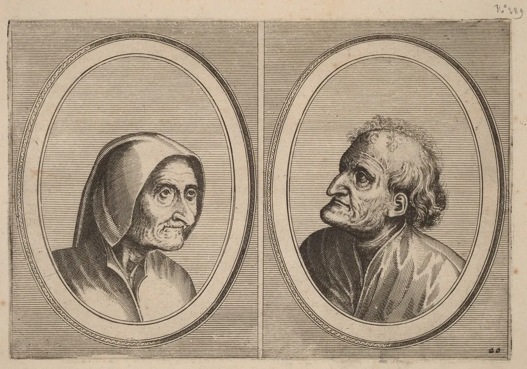"Ritze Stijn" and "Schurckje Sonder-Baerdt", by Johannes van Doetechum the Elder, ink, 1605