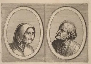 "Ritze Stijn" and "Schurckje Sonder-Baerdt", by Johannes van Doetechum the Elder, ink, 1605