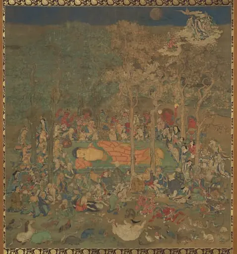 涅槃図|Death of the Historical Buddha (Nehan-zu)