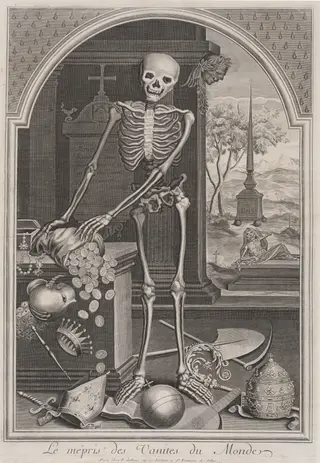 Death with Worldly Vanities