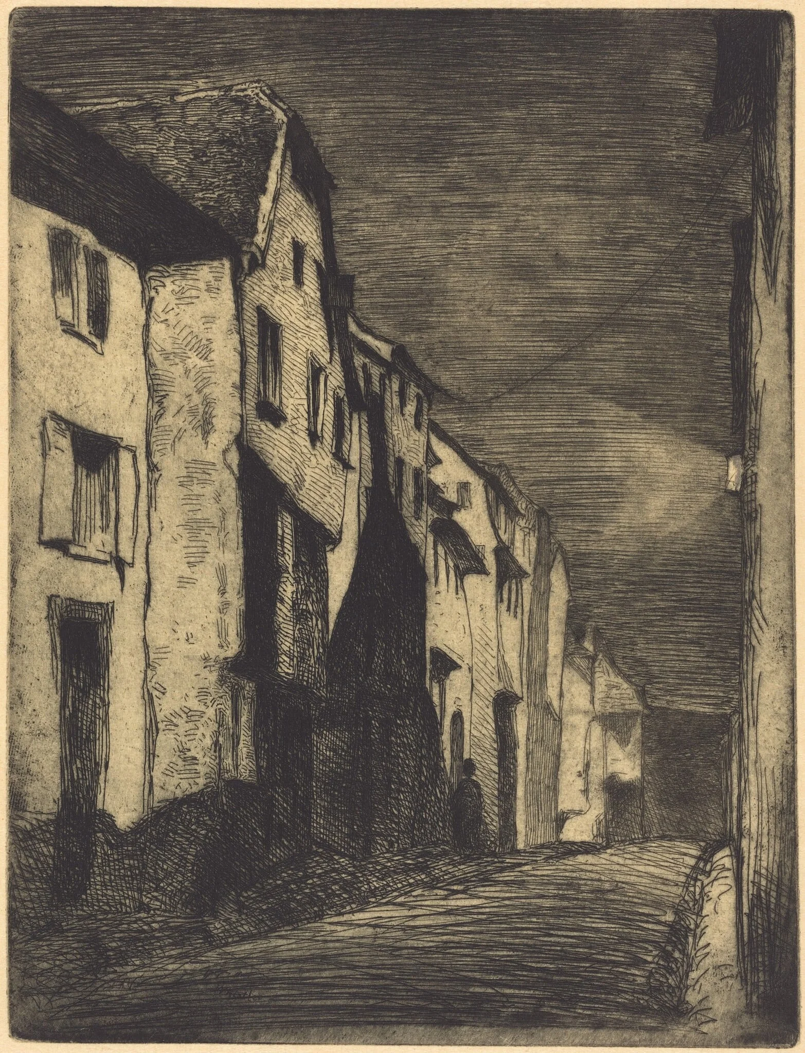 Street in Saverne, detail