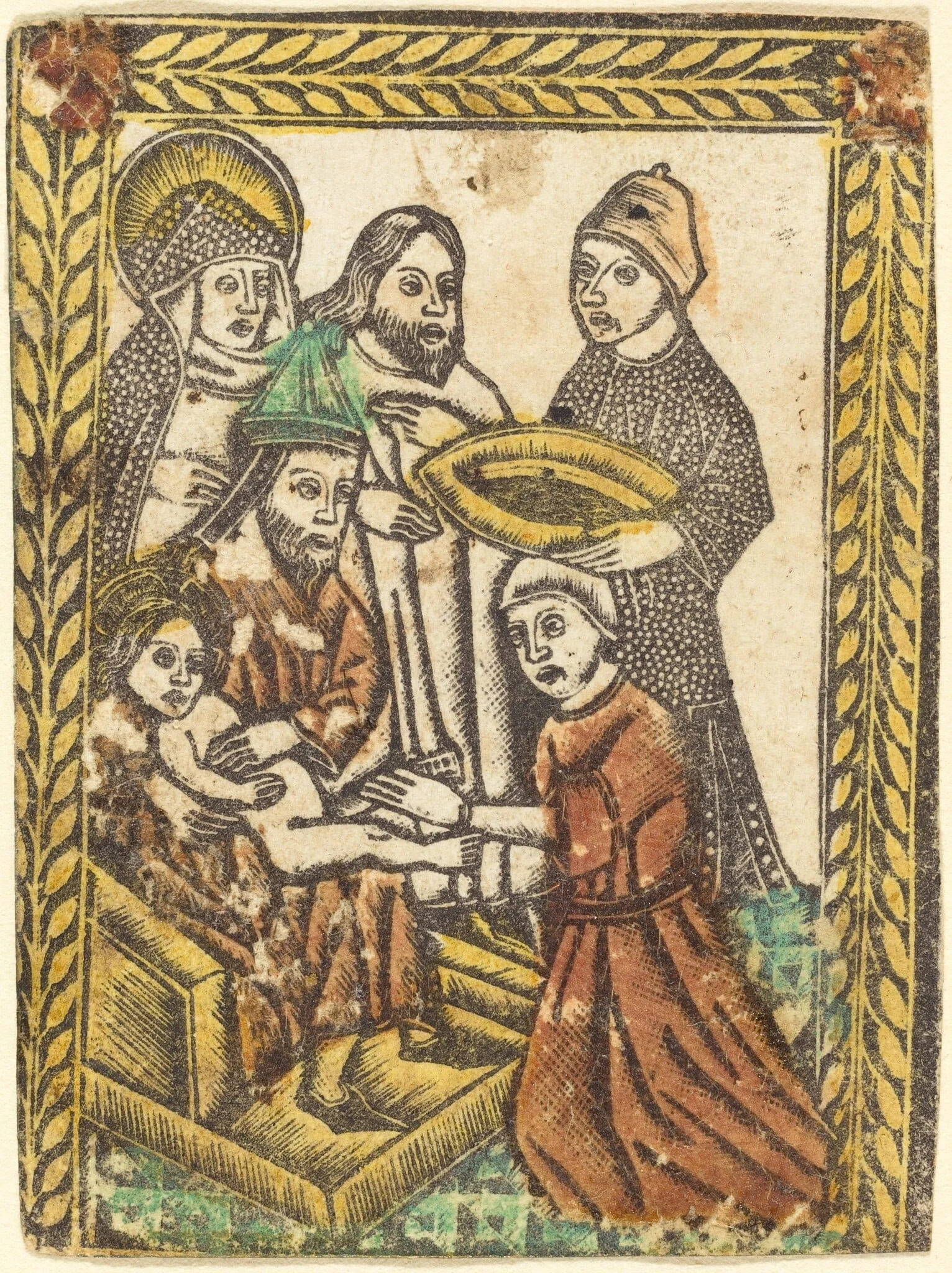 The Circumcision, detail