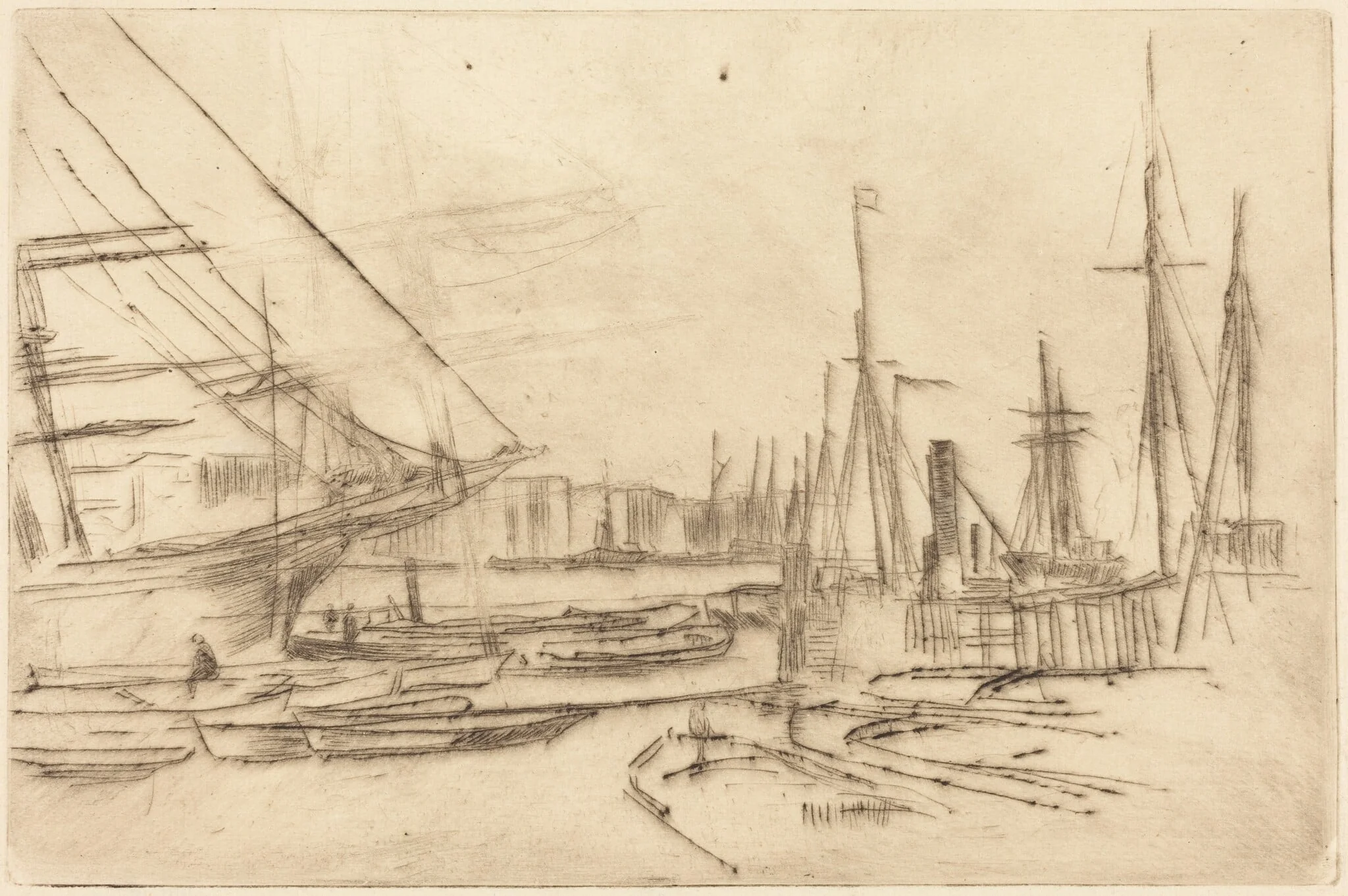 A Sketch from Billingsgate, detail
