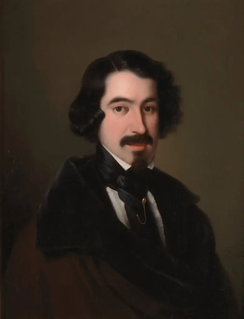 El escritor José de Espronceda, by Antonio María Esquivel, oil, 1842