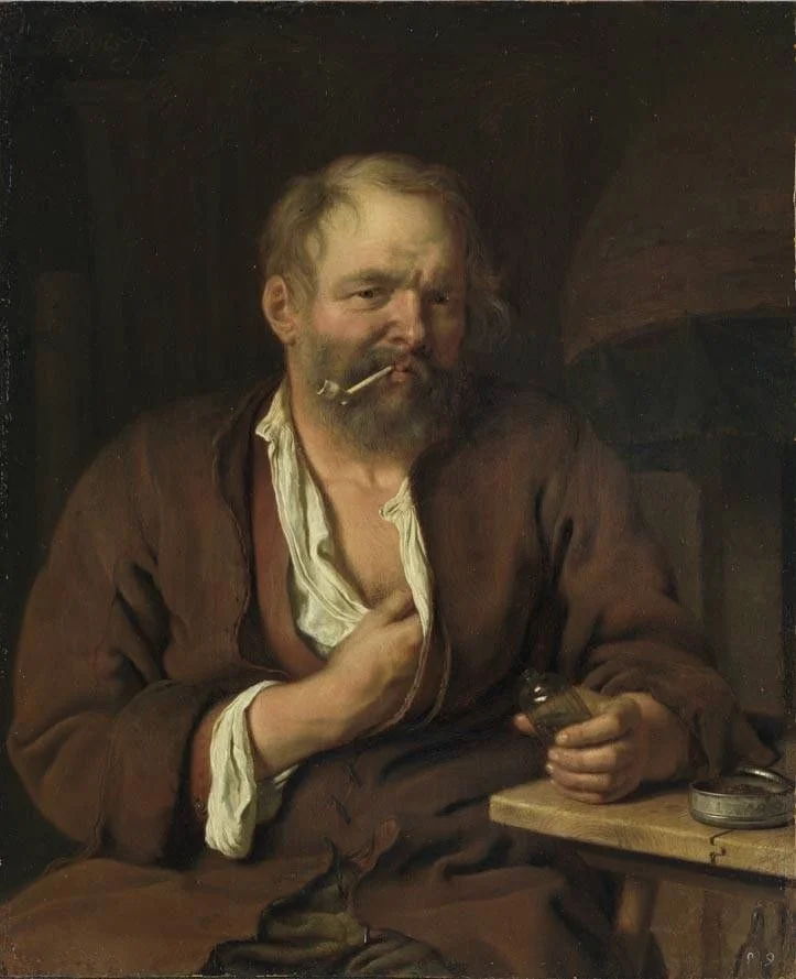 Tabakraucher, detail