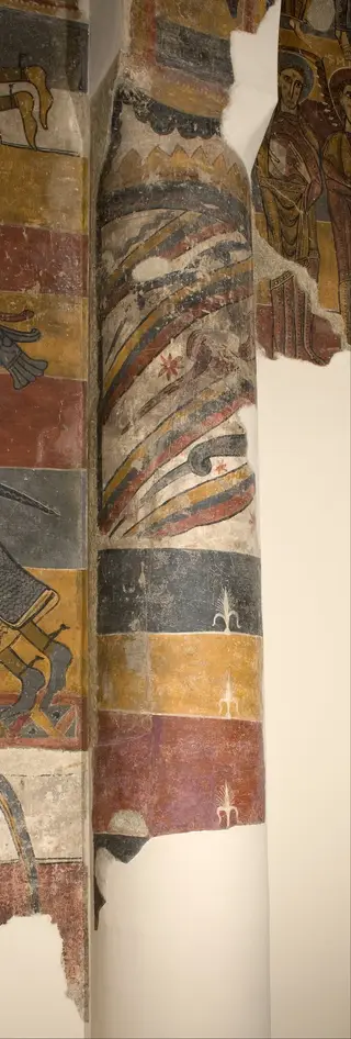Decorated shaft and capital from Santa Maria de Taüll, by Master of the Day of Judgement