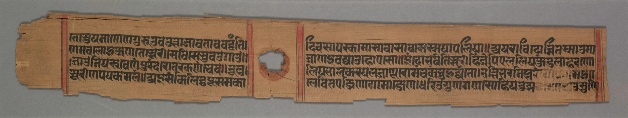 Folio (recto) from a Kalpa-sutra and Story of Kalakacharya of Devachandra: Text, detail