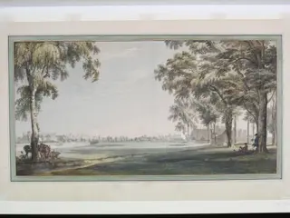 Eton College and Windsor from the Playing Fields, by Paul Sandby, watercolor, 1770