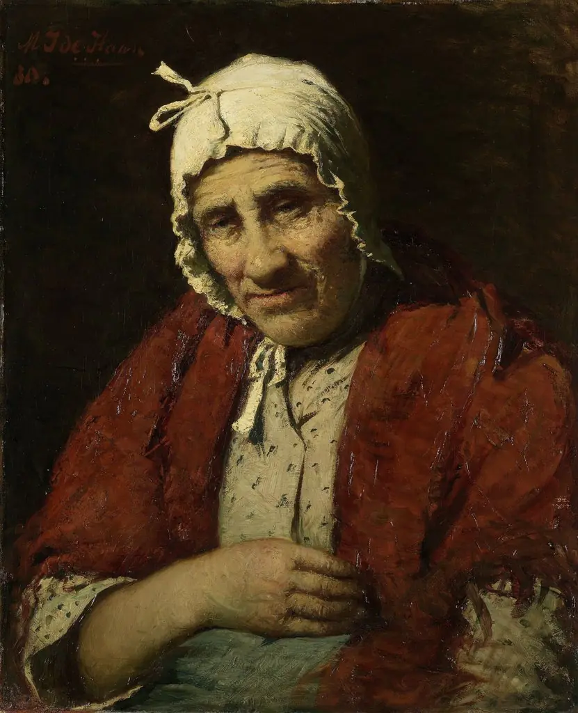 Old Jewish woman, by Meijer de Haan, oil, 1890