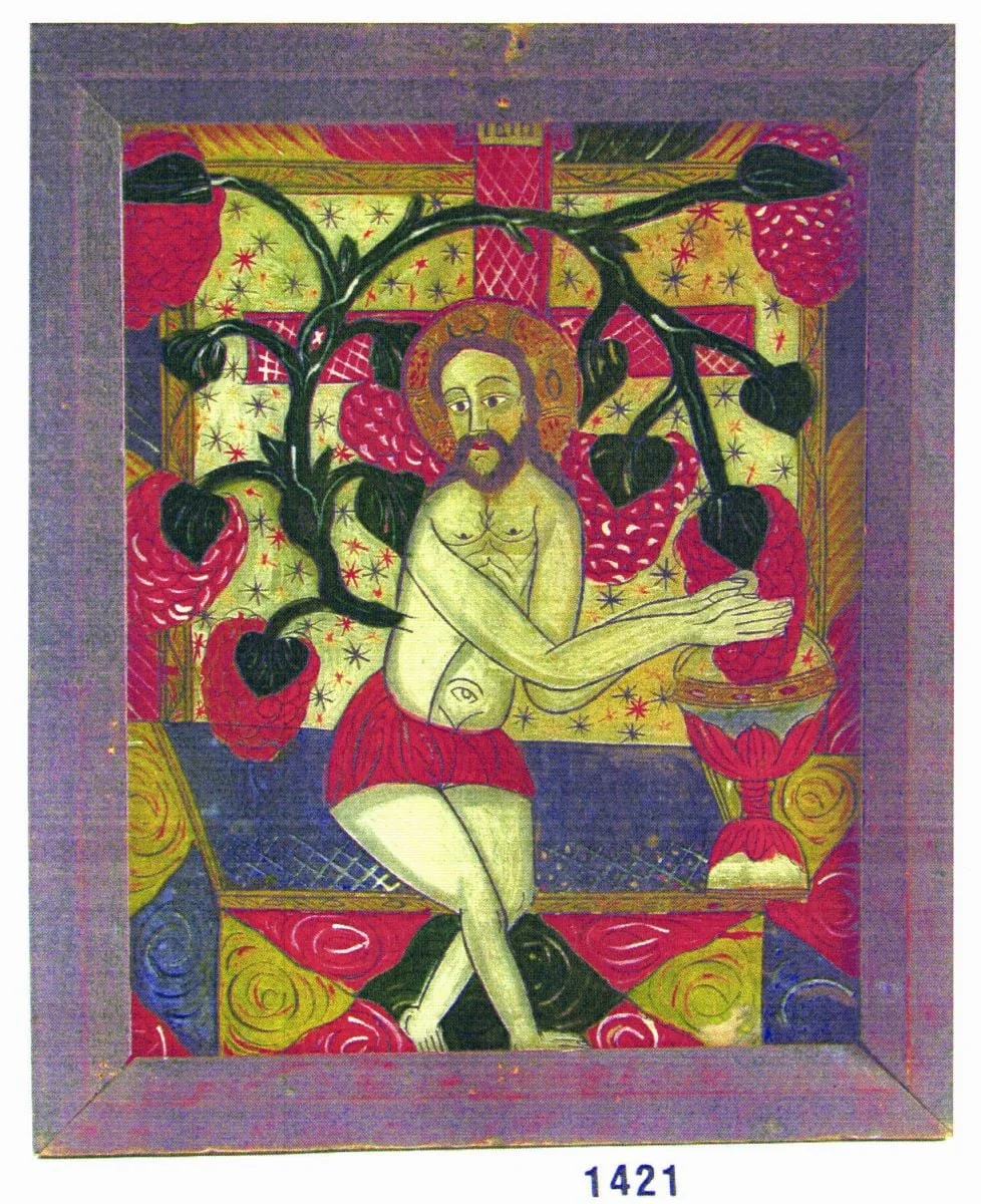 Iisus Hristos viță de vie, detail