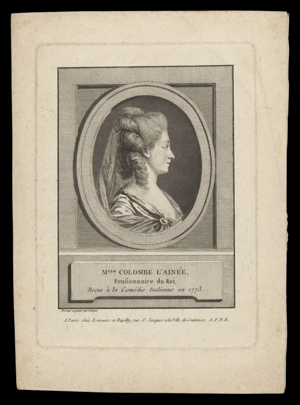 H Beard Print Collection, by Delatre, 1750