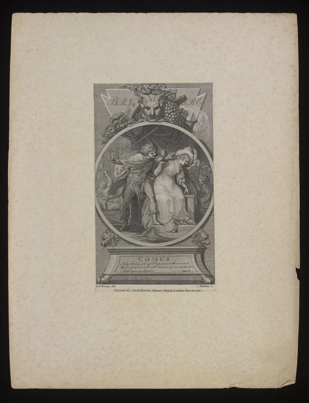 H Beard Print Collection, by Delattre, 1790