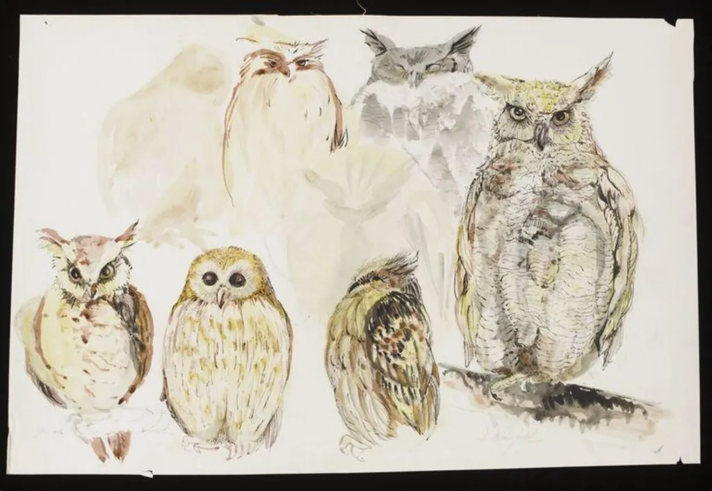 Untitled, by Delderfield, D., watercolor, 1950
