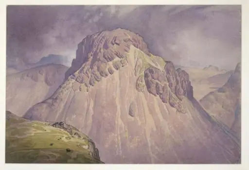 Great Gable from Kirk Fell, by Delmar Harmwood Banner