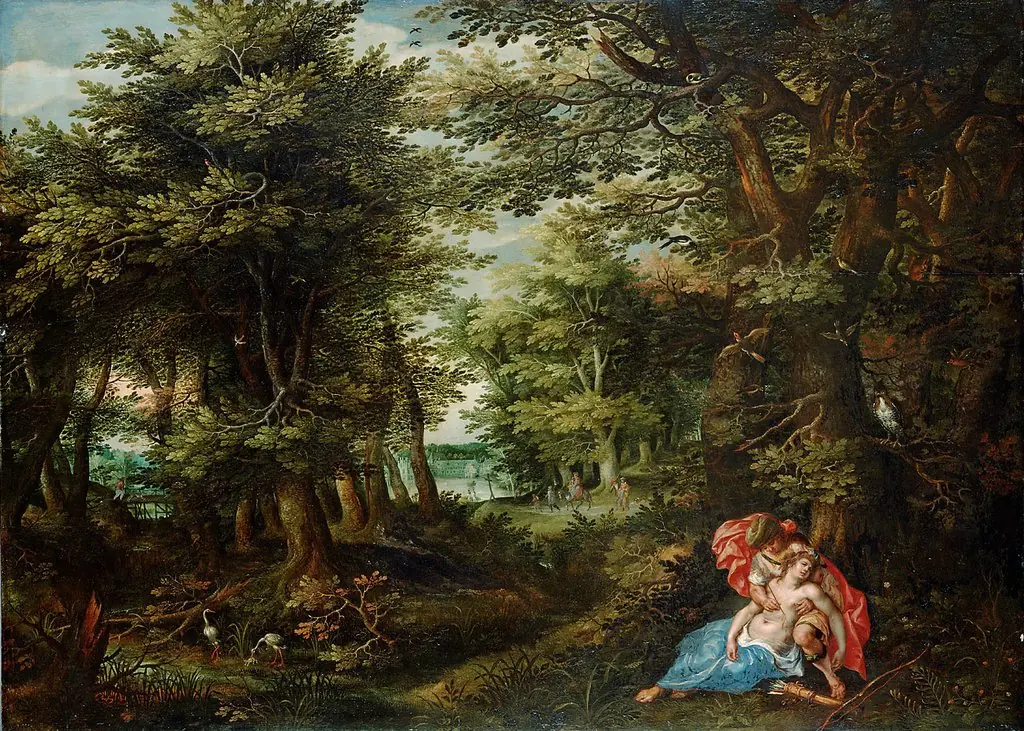 Landscape with Cephalus and Procris, by Denis van Alsloot