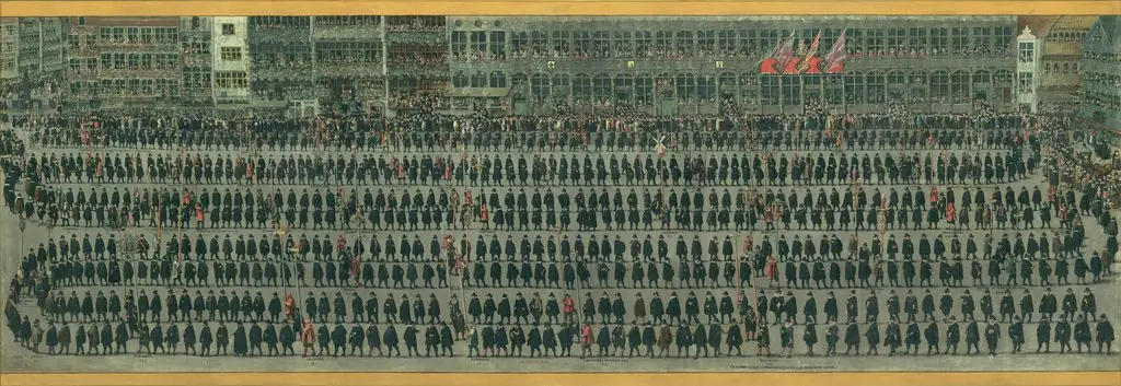 The Ommegang in Brussels: Part 1: Procession of Guilds, by Denis van Alsloot