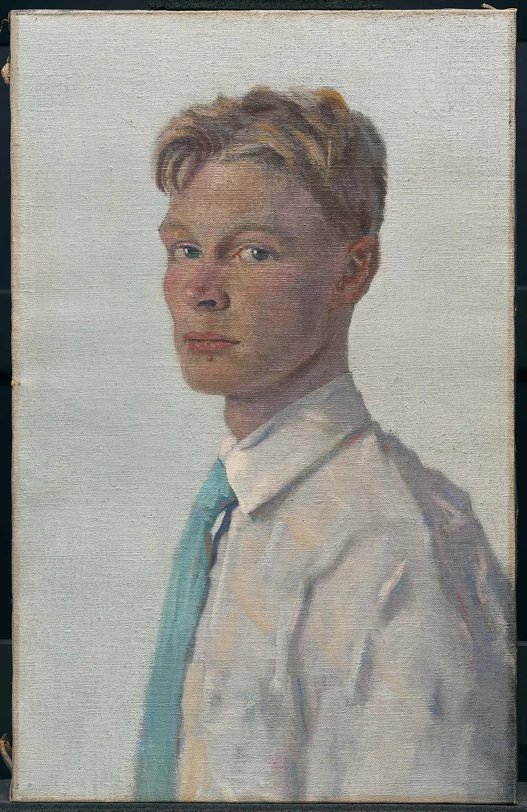 Portrait of a Young Man, by Denman Ross, oil, 1910