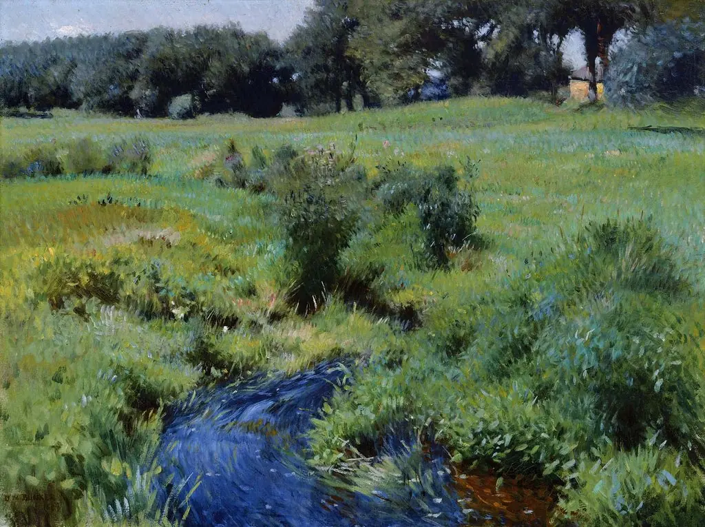 The Pool, Medfield, by Dennis Miller Bunker