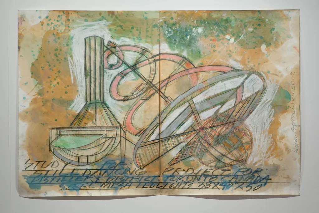 Study for Still Dancing Project, by Dennis Oppenheim, 1997