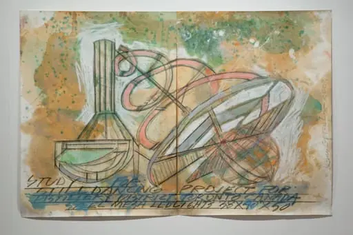 Study for Still Dancing Project, by Dennis Oppenheim