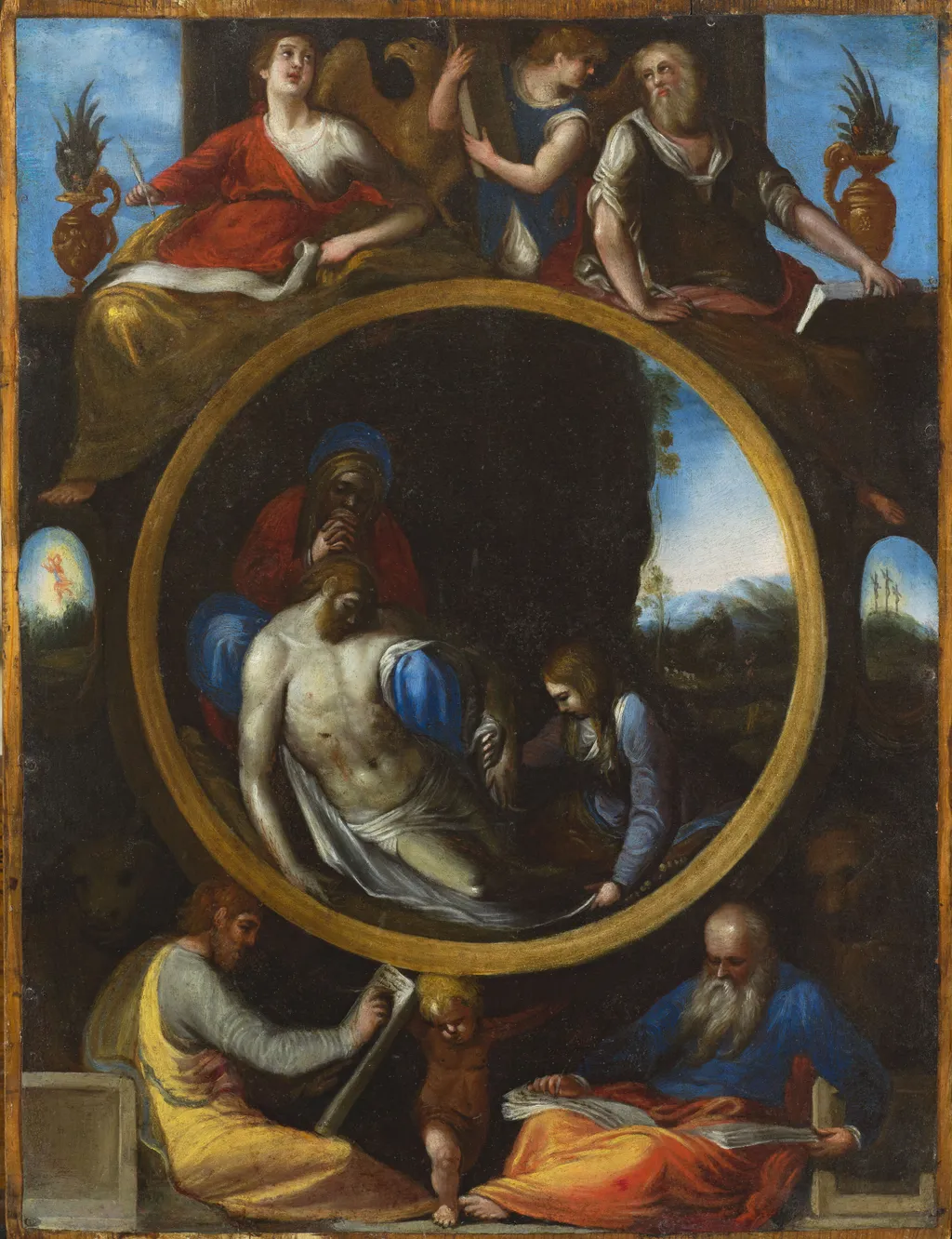 Mourning, by Denys Calvaert, unspecified, 1589