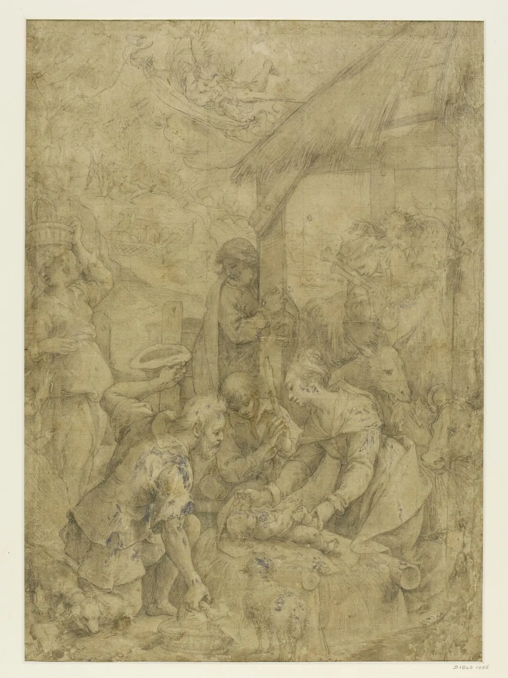 The Adoration of the Shepherds, by Denys Calvaert, 1575