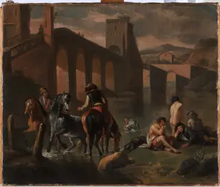 Der Ponte Molle in Rom