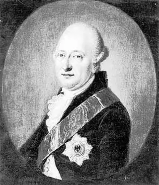 Der Preußische Minister Ewald Friedrich, Graf von Hertzberg (1725-1795)