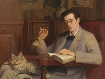 Portrait of Lennox Robinson (1886-1958), by Dermod O'Brien, oil, 1915