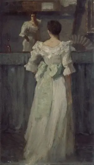 The White Dress (Lady Farrer), by Dermod O'Brien