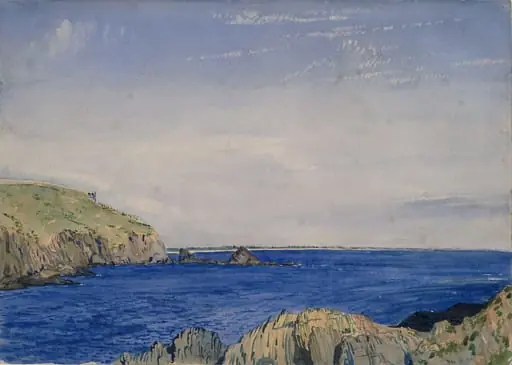 Mediterranean Scene, by Derwent Lees