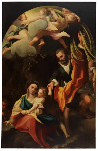 Descanso en la Huida a Egipto o La Virgen de la escudilla