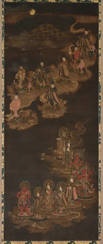 Descent of the Nine Luminaries and the Seven Stars at Kasuga, 1349