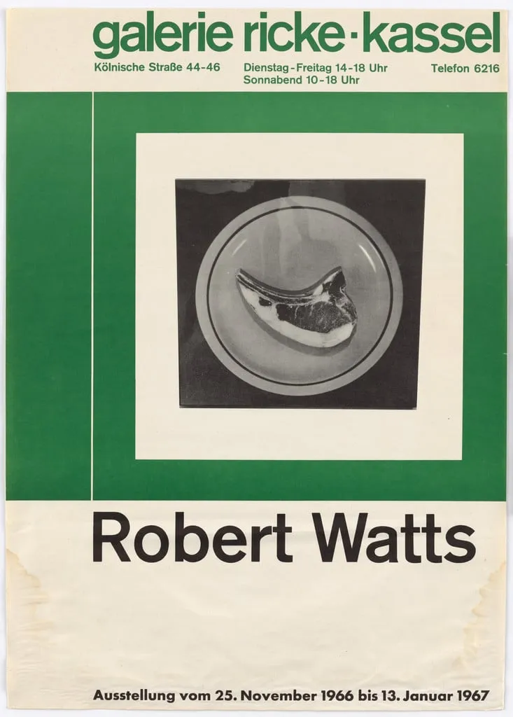Untitled, by Designer Unidentified Robert Watts, ink, 1966