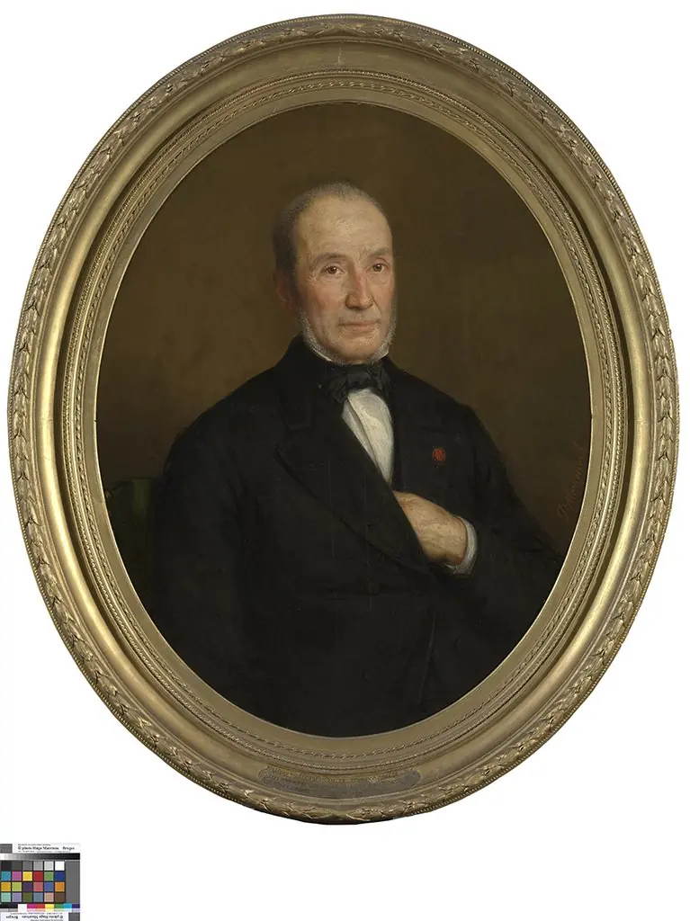 Portret van Auguste Waets, by Désiré Mergaert