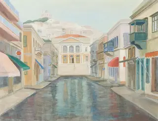 Landscape, by Despina Malatesta, 1992