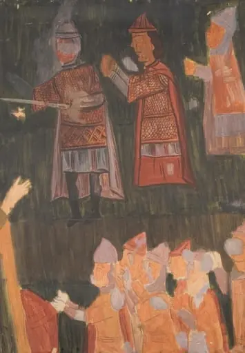 Herod’s persecution, by Despina Mega